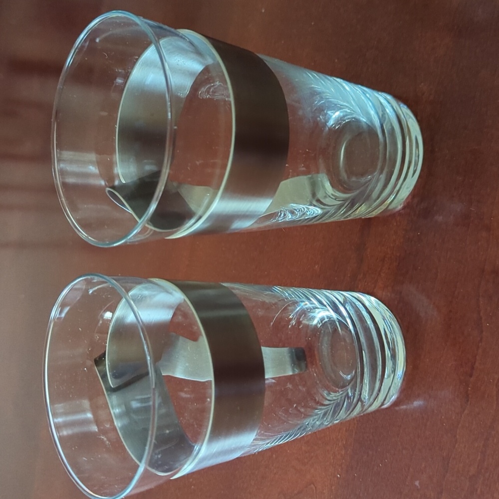 Villeroy & Boch Set Of 2 Wave Latte Tall Glasses - Picture 5 of 5